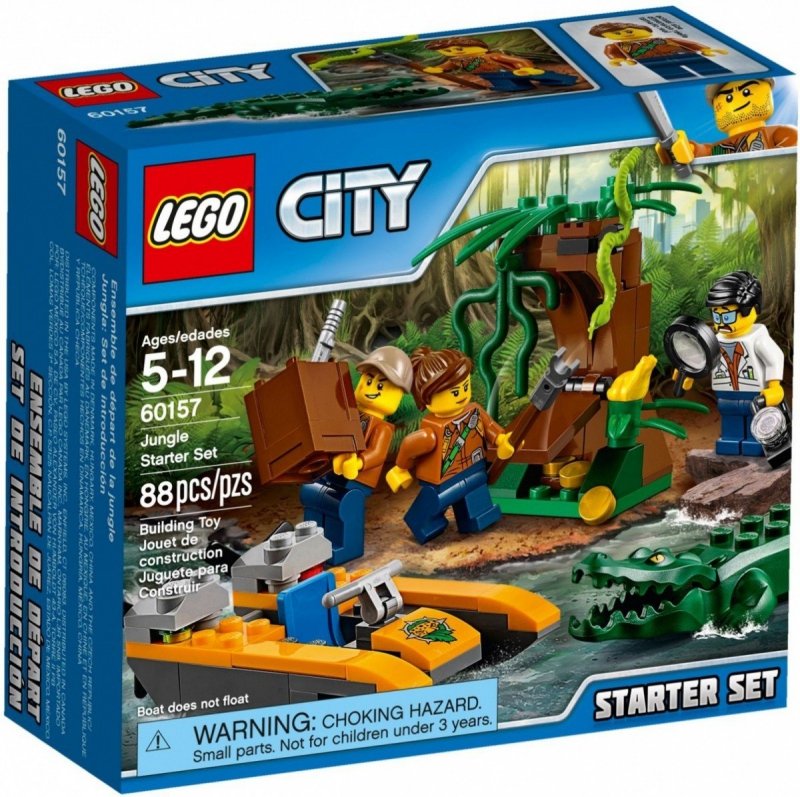 LEGO CITY DŻUNGLA - ZESTAW STARTOWY 60157 5+