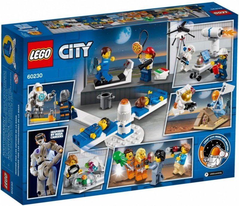 LEGO CITY BADANIA KOSMICZNE ZESTAW MINIFIGUREK 60230 5+