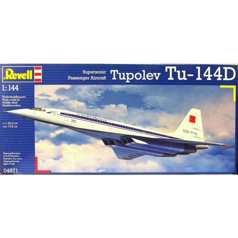 REVELL SAMOLOT TUPOLEV TU-144 8+
