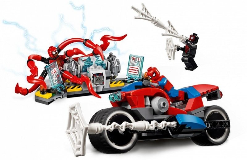 LEGO SUPER HEROES POŚCIG MOTOCYKLOWY SPIDER-MANA 76113 6+