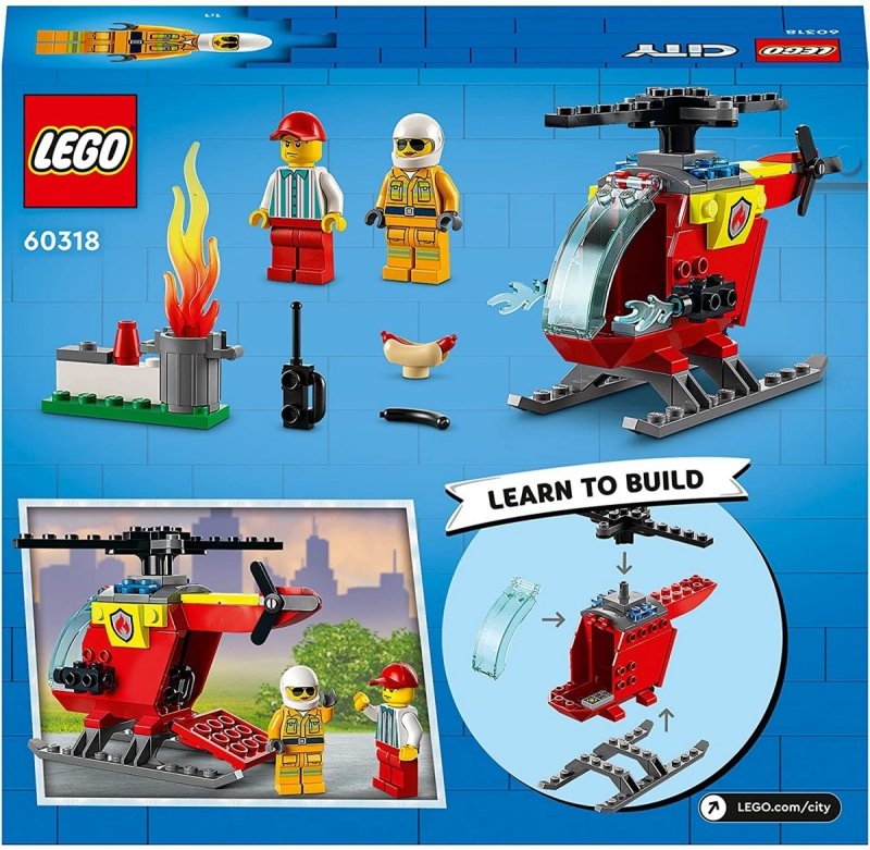LEGO CITY HELIKOPTER STRAŻACKI 60318 4+