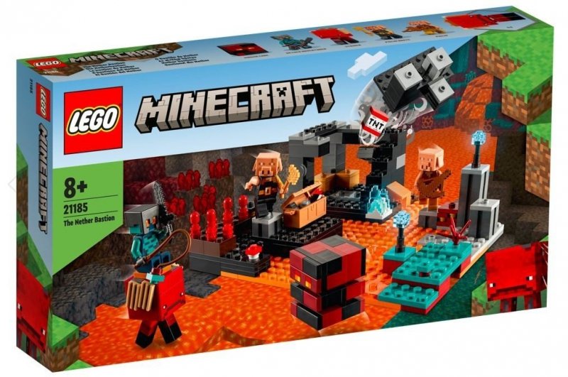 LEGO MINECRAFT BASTION W NETHERZE 21185 8+