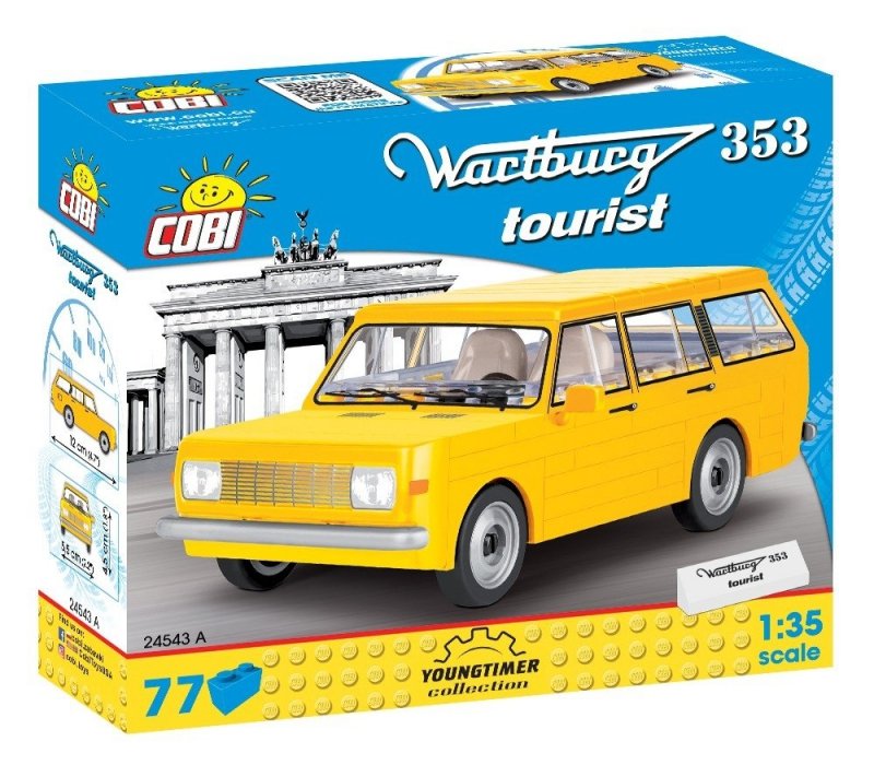 COBI KLOCKI WARTBURG 353 TOURIST 24543 5+