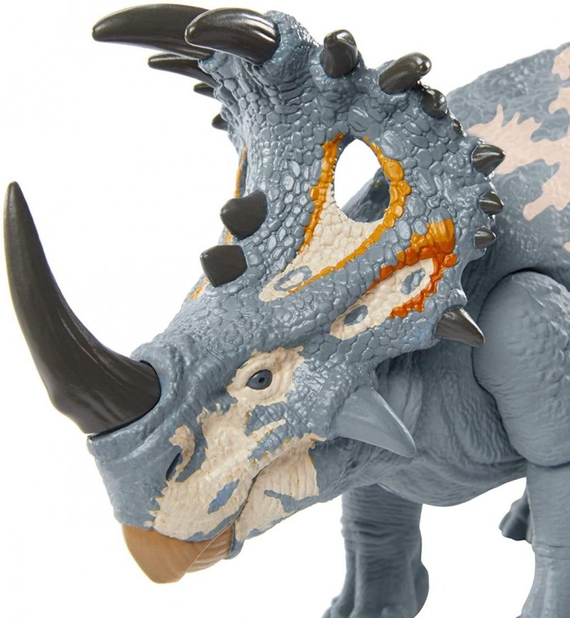 MATTEL JURASSIC WORLD DINOZAURY RYK BOJOWY SINOCERATOPS GMC98 4+