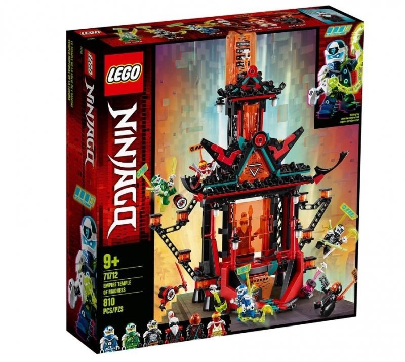 LEGO NINJAGO IMPERIALNA ŚWIĄTYNIA SZALEŃSTWA 810EL. 71712 9+
