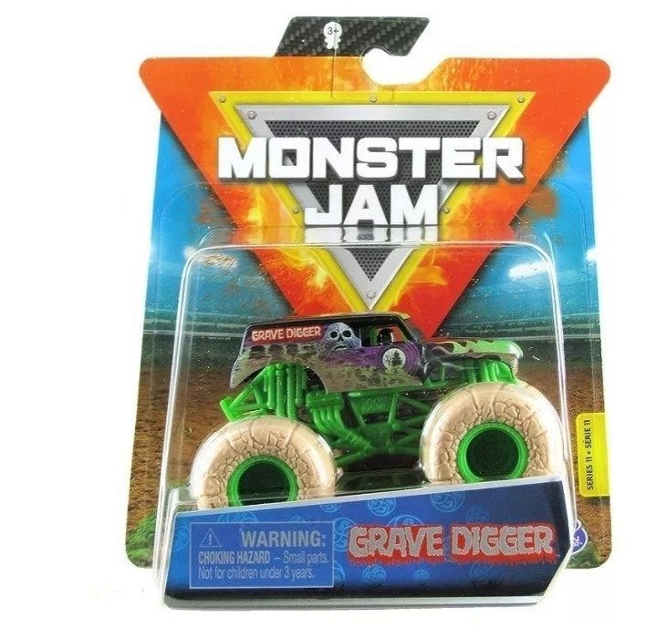 SPIN MASTER MONSTER JAM AUTO GRAVE DIGGER 3+