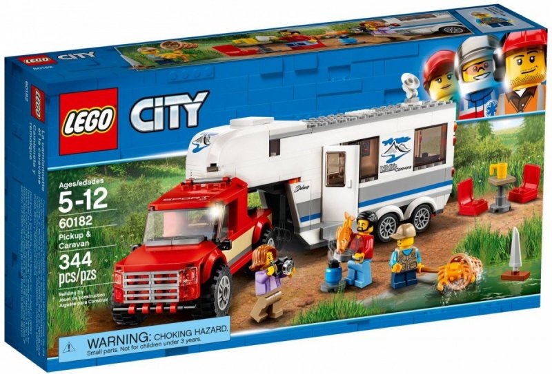LEGO CITY PICKUP Z PRZYCZEPĄ 60182 5+