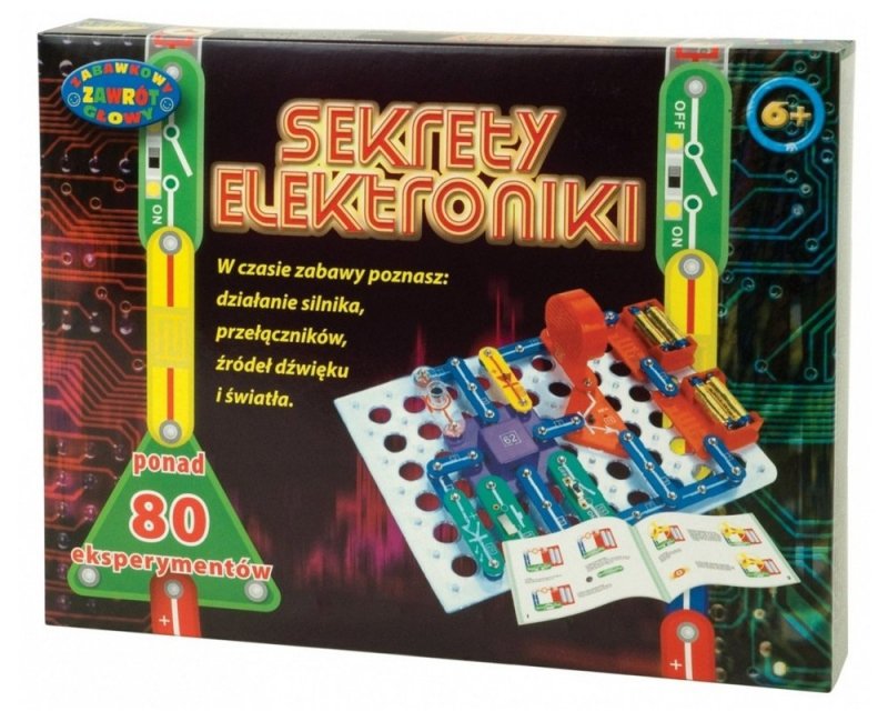 DROMADER SEKRETY ELEKTRONIKI 80 EKSPERYMENTÓW 6+