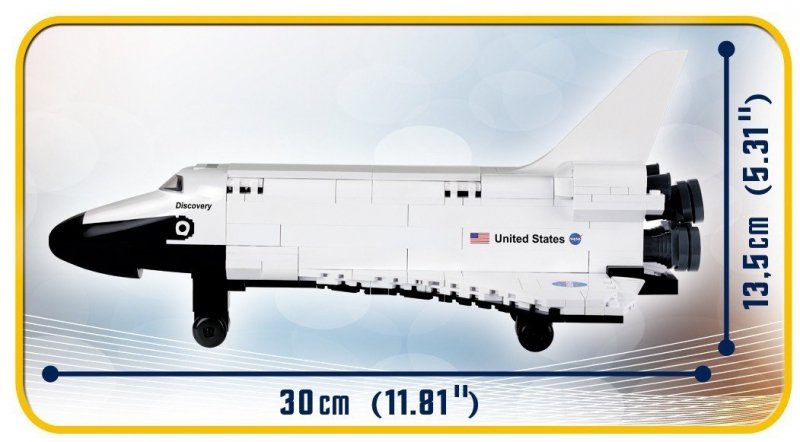 COBI SMITHSONIAN SPACE SHUTTLE DISCOVERY 21076 6+