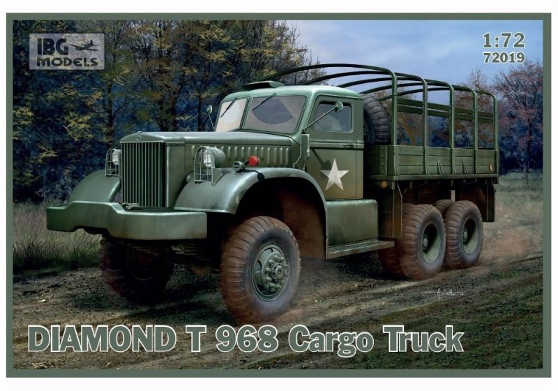 IBG DIAMOND T968 CARGO TRUCK SKALA 1:72