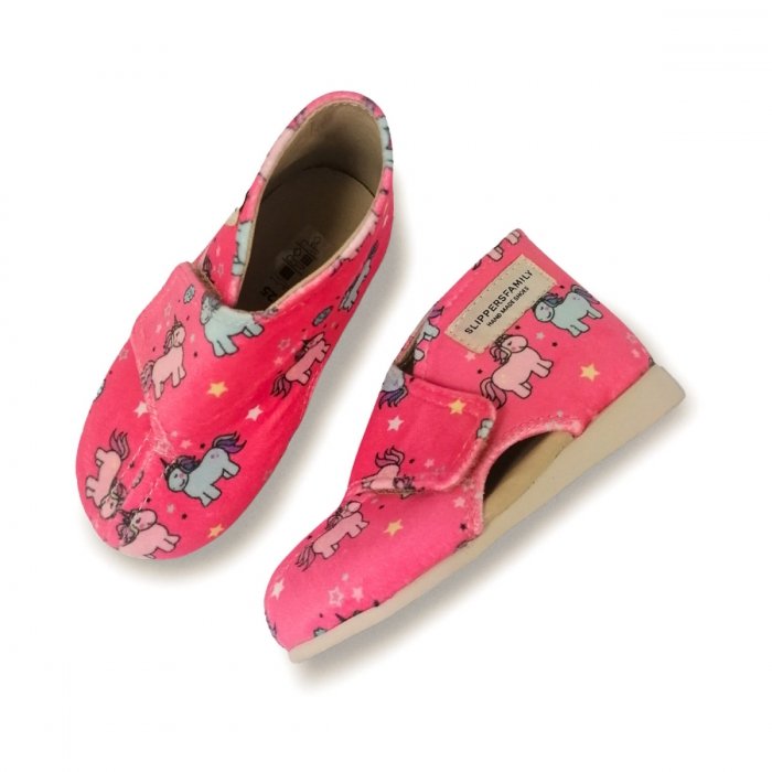 Ultralekkie kapcie dla dzieci Slippers Family Jednorożec