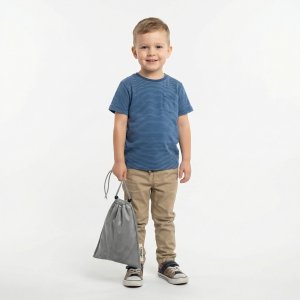    Worek do przedszkola, szkoły Grey (25 x 35 cm)