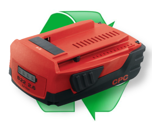 regeneracja akumulatora li-ion Hilti 22V 2.6Ah serii B22 2.6, B22-2.6, B22/2.6