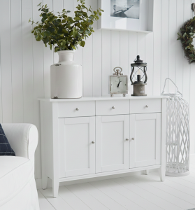 BIAŁA KOMODA W STYLU SKANDYNAWSKIM NASTIA