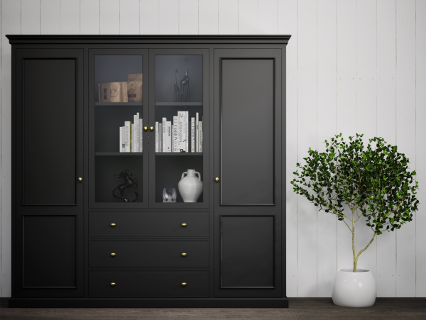 CZARNA BIBLIOTECZKA GABINETOWA MARI 