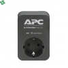 PME1WB-GR Gniazdo/przejściówka przeciwprzepięciowa - APC Essential SurgeArrest 1 Outlet Black 230V Germany (SCHUKO)