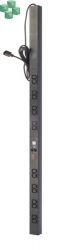 AP7850B Monitorowana listwa zasilająca PDU do montażu w szafie, zero U, 10 A, 230 V, (16)C13