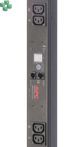 AP7850B Monitorowana listwa zasilająca PDU do montażu w szafie, zero U, 10 A, 230 V, (16)C13