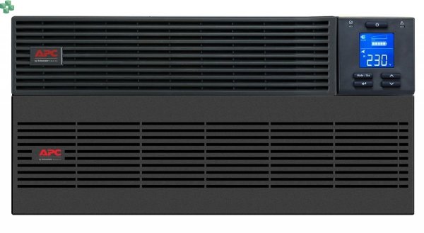 SRV6KRILRK Zasilacz APC Easy UPS On-Line SRV RM 6000VA/6000W, 5U, 230V, LCD, EPO, wydłużony czas podtrzymania, zestaw szyn do szafy