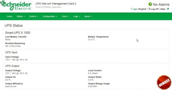 AP9640 Karta zarządzająca UPS Network Management Card 3 