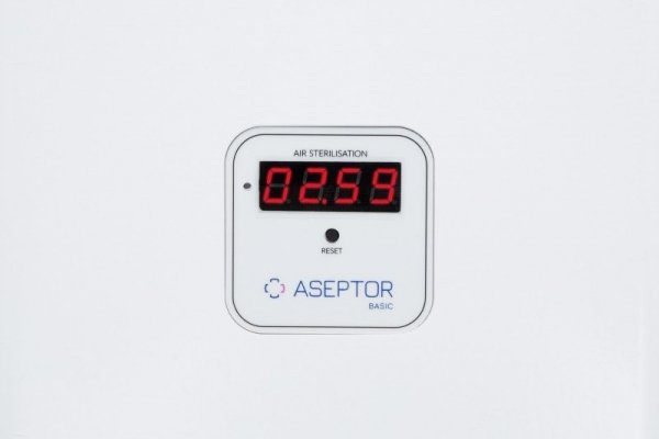 Lampa Przypływowa Aseptor BASIC 236 W C- ŚCIENNA/SUFITOWA Z LICZNIKIEM