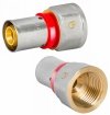 ZŁĄCZKA MUFOWA ZAPRASOWYWANA PEX ALUPEX FI 16x1/2 GW MOCNY MOSIĄDZ DIAMOND FZZ-002.1/2X16.ZŁ-DZ