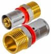ZŁĄCZKA NYPLOWA ZAPRASOWYWANA PEX ALUPEX FI 25x3/4 GZ MOCNY MOSIĄDZ DIAMOND FZZ-001.3/4X25.ZŁ.CH