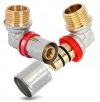 KOLANO NYPLOWE ZAPRASOWYWANE PEX ALUPEX FI 20x3/4 GZ DIAMOND FZZ-004.3/4X20.KOL-C