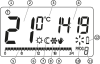 PRZEWODOWY STEROWNIK REGULATOR TEMPERATURY TERMOSTAT POKOJOWY AURATON DRACO