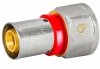 ZŁĄCZKA MUFOWA ZAPRASOWYWANA PEX ALUPEX FI 20x3/4 GW MOCNY MOSIĄDZ DIAMOND FZZ-002.3/4X20.ZŁ-DZ