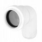 KOLANO KOLANKO KANALIZACYJNE 40 MM 67° STOPNI PP PCV BIAŁE KANALIZACJA