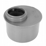 REDUKCJA ZWĘŻKA PRZEJŚCIÓWKA KANALIZACYJNA NISKA KRÓTKA 110x50 mm SZARA PCV
