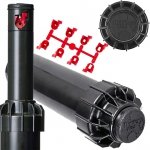 ZRASZACZ WYNURZALNY OGRODOWY ROTACYJNY HUNTER PGJ-04 ZESTAW DYSZ 4,3-11,6m