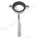 UCHWYT STALOWY Z GUMĄ 1 - 32mm-40mm