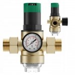 Reduktor Ciśnienia Wody 3/4'' z Filtrem + Manometr