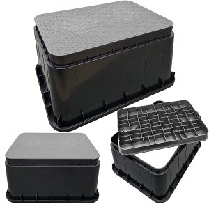 SKRZYNKA STUDZIENKA ZAWOROWA JUMBO - DO 6 ELEKTROZAWORÓW - DUŻA SZARA 14