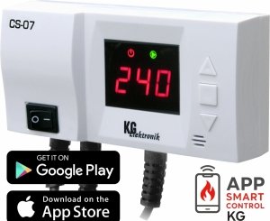 CS-07 STEROWNIK DO POMPY OBIEGOWEJ KOTŁA PIECA Z WYŚWIETLACZEM WiFI SMART