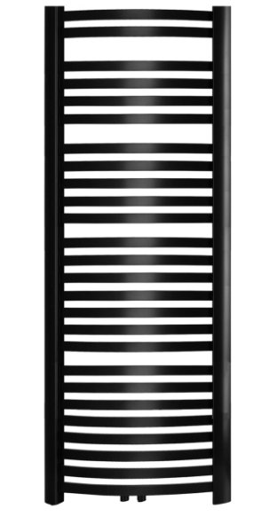 GRZEJNIK ŁAZIENKOWY DRABINKA 1600X570 CZARNY MAT 966W DIAMOND GR3V-27/50.CZ