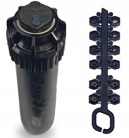 ZRASZACZ ROTACYJNY OBROTOWY 5004 PC WYNURZALNY RAINBIRD 7,6-15,2m + DYSZE