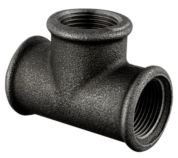 TRÓJNIK CZARNY FI 3/4'' CALA TROJAK RÓWNOPRZELOTOWY STAL DN20 ŻELIWNY