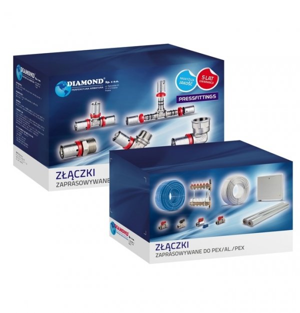 TRÓJNIK REDUKCYJNY ZAPRASOWYWANY PEX ALUPEX 25x20x25 TYP U FZZ-009.25X20X25.T-3