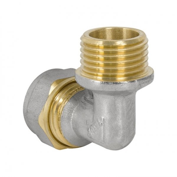 KOLANO KOLANKO NYPLOWE PEX ALUPEX SKRĘCANE 32 mm x 1'' GZ MOSIĄDZ