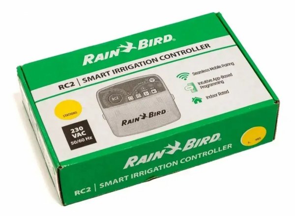 RAIN BIRD STEROWNIK DO NAWADNIANIA RC2 4 sekcje Wewnętrzny z modułem Wi-Fi