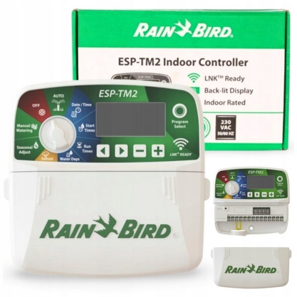 Sterownik ESP-TM2 TM2 RAIN BIRD WEWNĘTRZNY 8 sekcji Z Możliwością Wi-fi