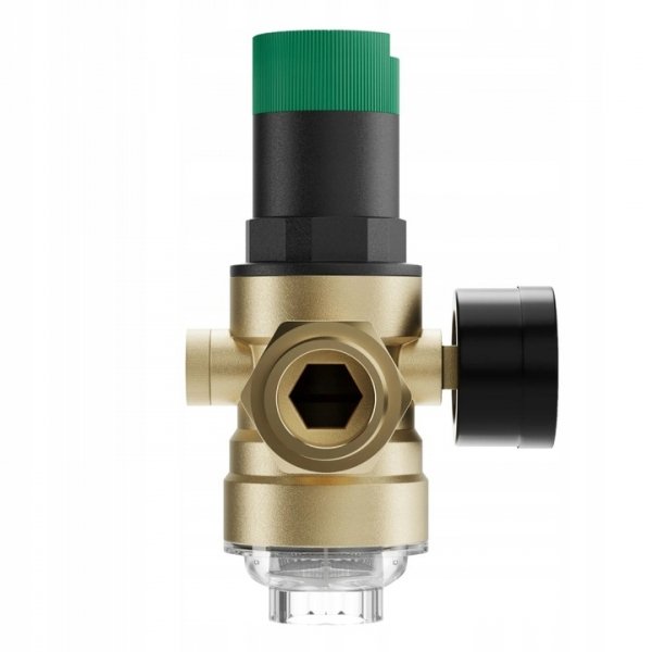Reduktor Ciśnienia Wody 3/4'' z Filtrem + Manometr