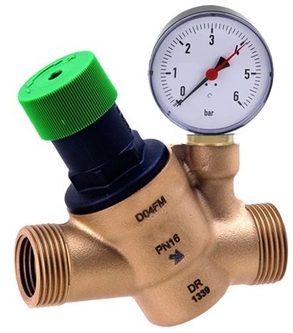 Honeywel Reduktor Regulator Ciśnienia Wody 3/4&quot; D04FM-3/4A + MANOMETR