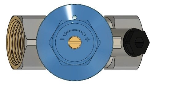 REDUKTOR CIŚNIENIA WODY Z MANOMETREM 3/4'' DN20 REGULATOR 1-6 BAR