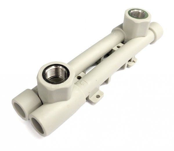 LISTWA MONTAŻOWA DO BATERII PŁYTKA PP FI 20mm x 1/2&quot;  ZGRZEWANA PRZELOTOWA
