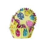 Foliowane papilotki na muffinki 50mm JAJKA wielkanoc PISANKI 30szt
