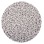 Cukrowe PEREŁKI włoskie na tort SREBRNE 2mm 1kg
